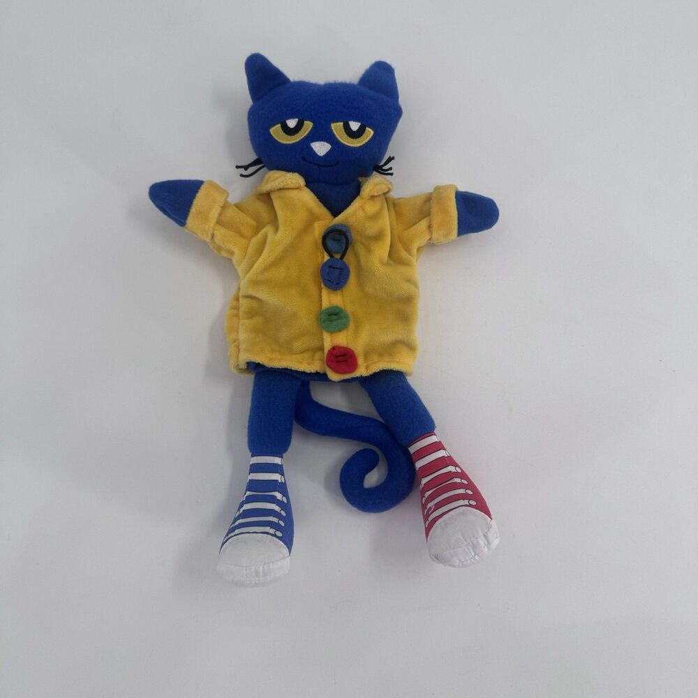 MerryMakers - Pete the Cat and His Four Groovy Buttons Plush Puppet - 14”